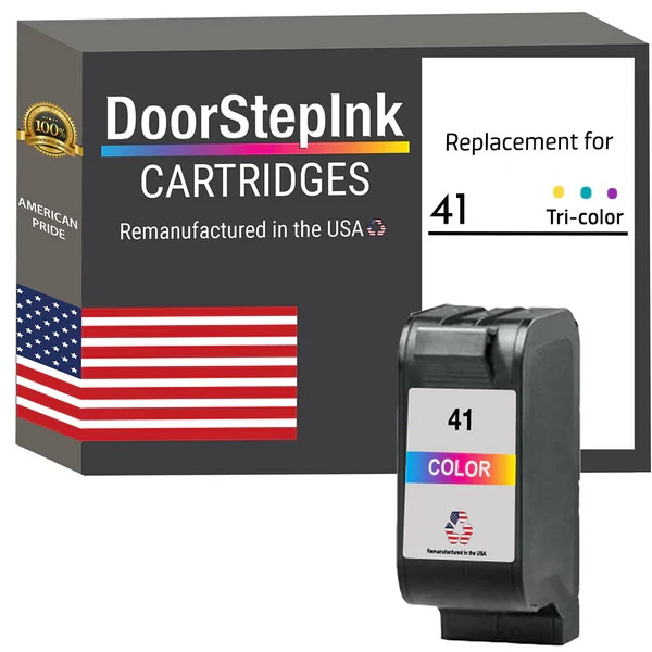 DoorStepInk Compatible Ink Cartridges for HP 41 Color-USA