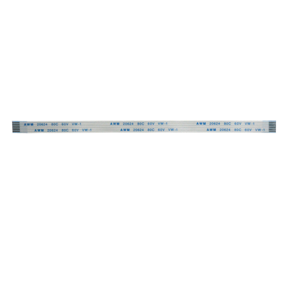 5/10/15/20/30/40/50/60cm 8 Pin 1.25mm FFC FPC Flexible Flat Cable AWM VW-1 20624