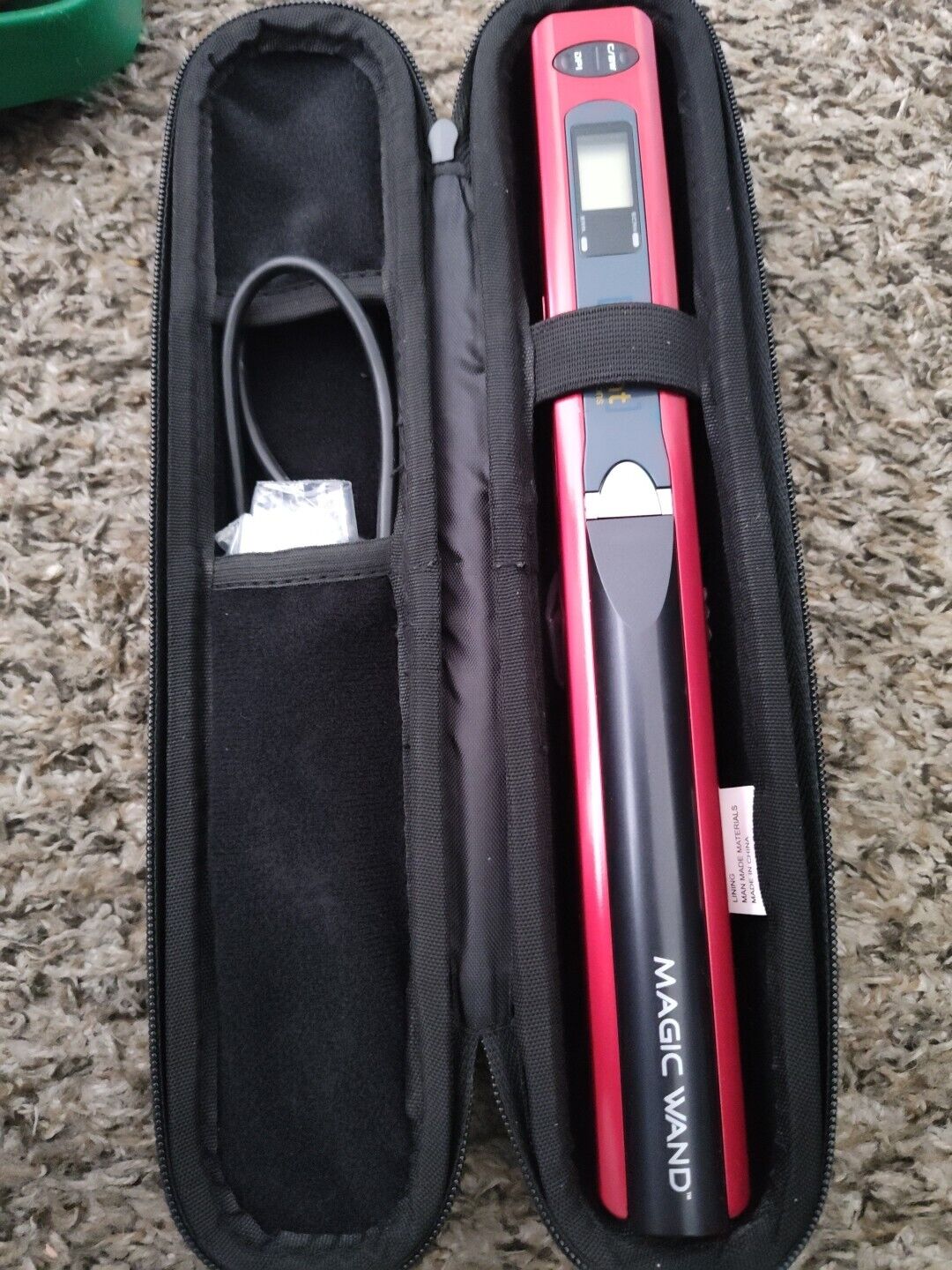 VuPoint Solutions Handheld Magic Wand Portable Scanner, Cable, Case- Nice