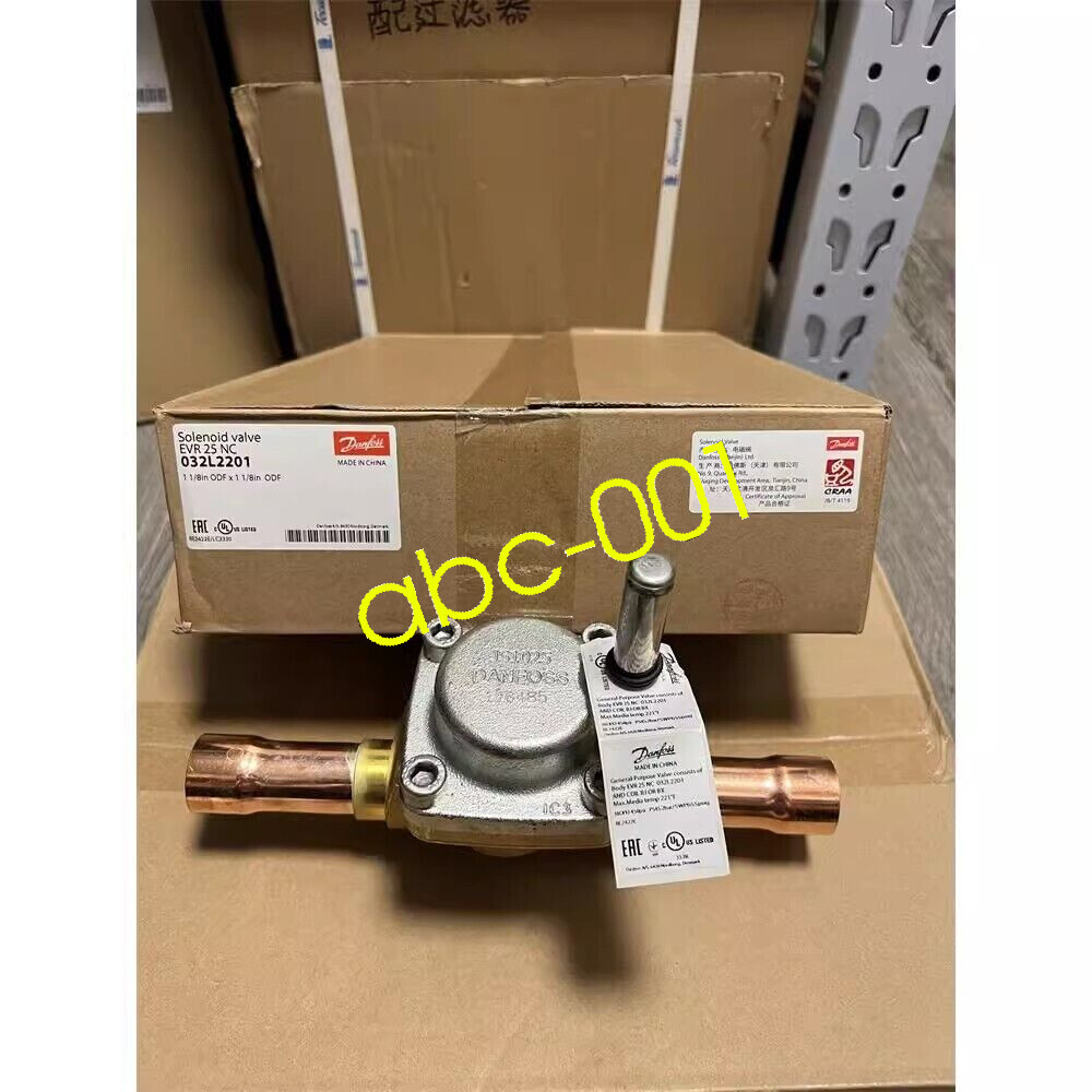 1pcs Danfoss Cold storage refrigeration Solenoid Valve EVR25 NC 032L2201 28mm