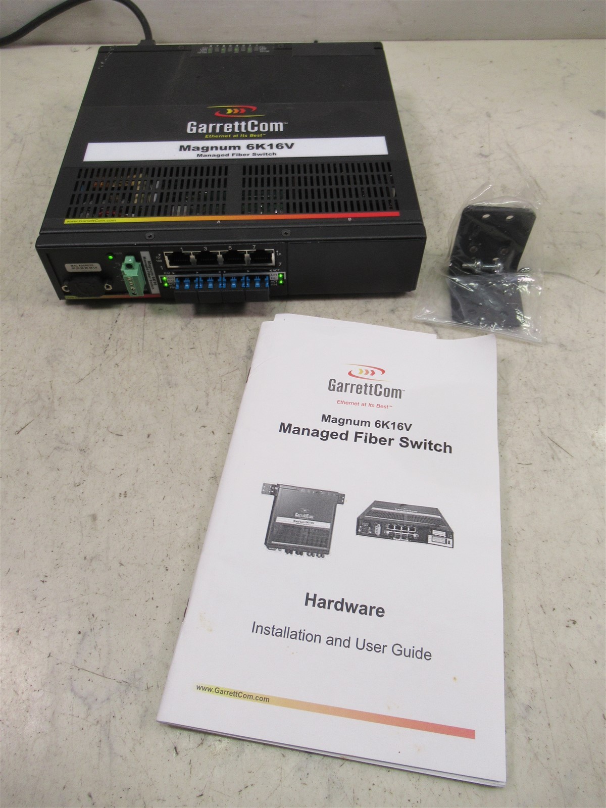GarrettCom Magnum 6K16V Rugged Industrial Ethernet Managed Switch 24VDC