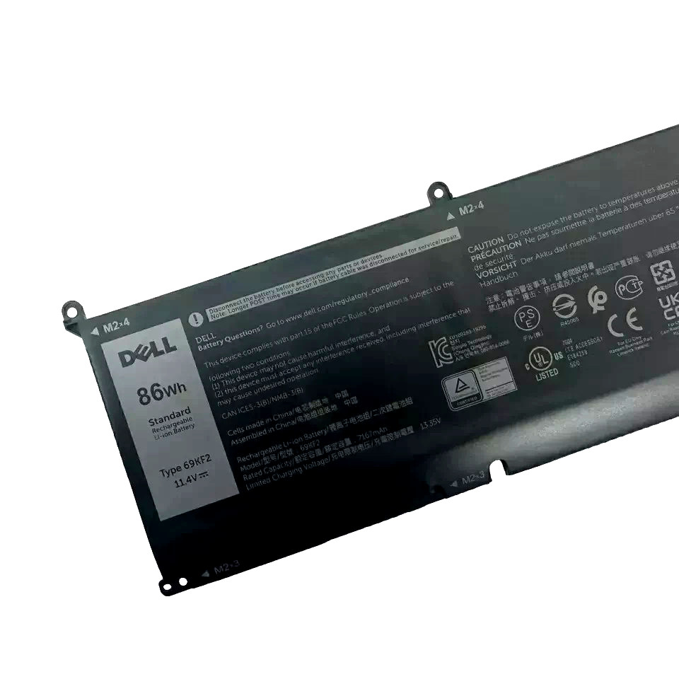Genuine 69KF2 Battery ForDell Precision 5550 Inspiron 7510 7620 70N2F 8FCTC 86Wh