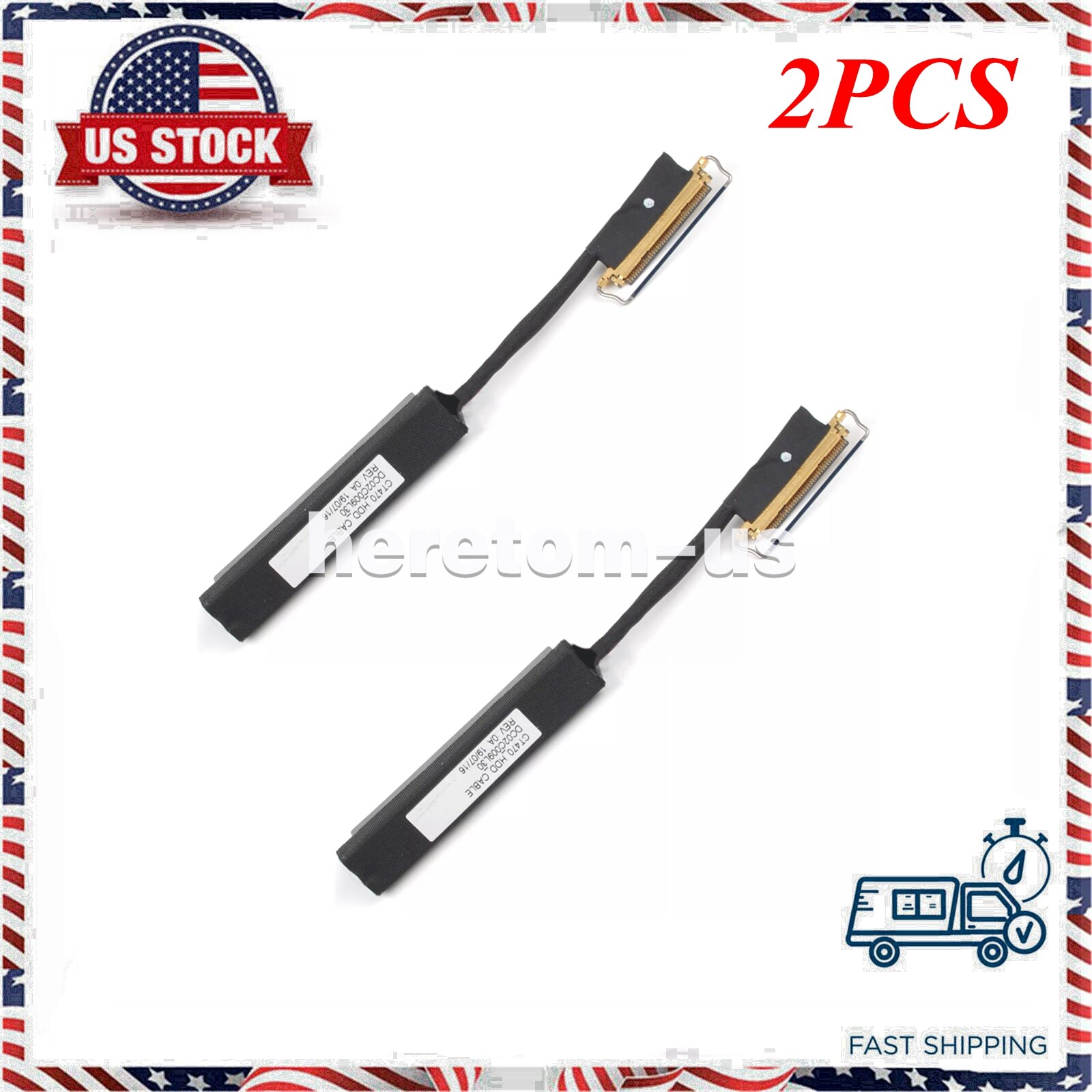 2PCS FOR Lenovo ThinkPad T470 T470P CT470 A475 T480 HDD SATA Hard Drive Cable