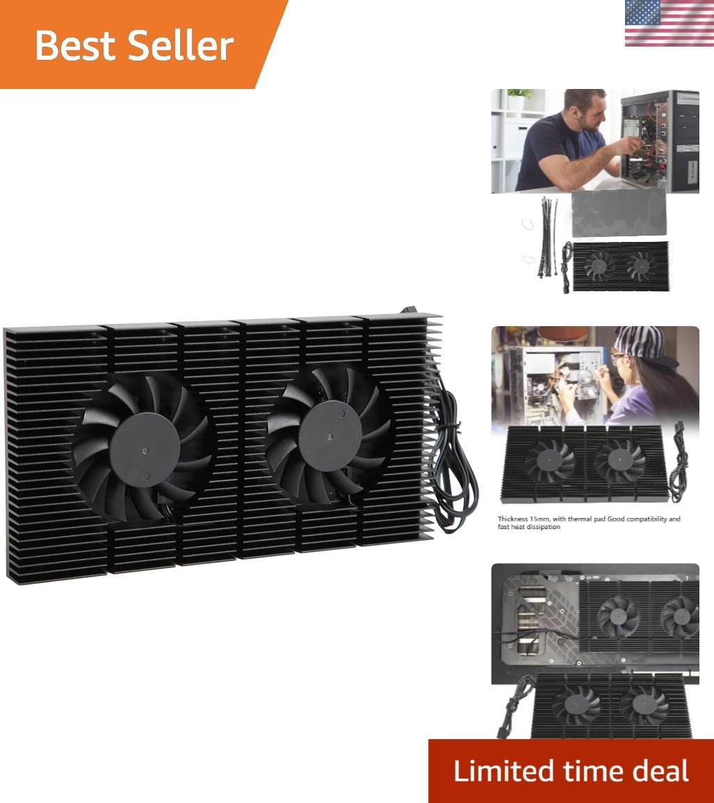 GPU Backplate Radiator - Aluminum Alloy Heatsink for RTX 3090/3080/3070