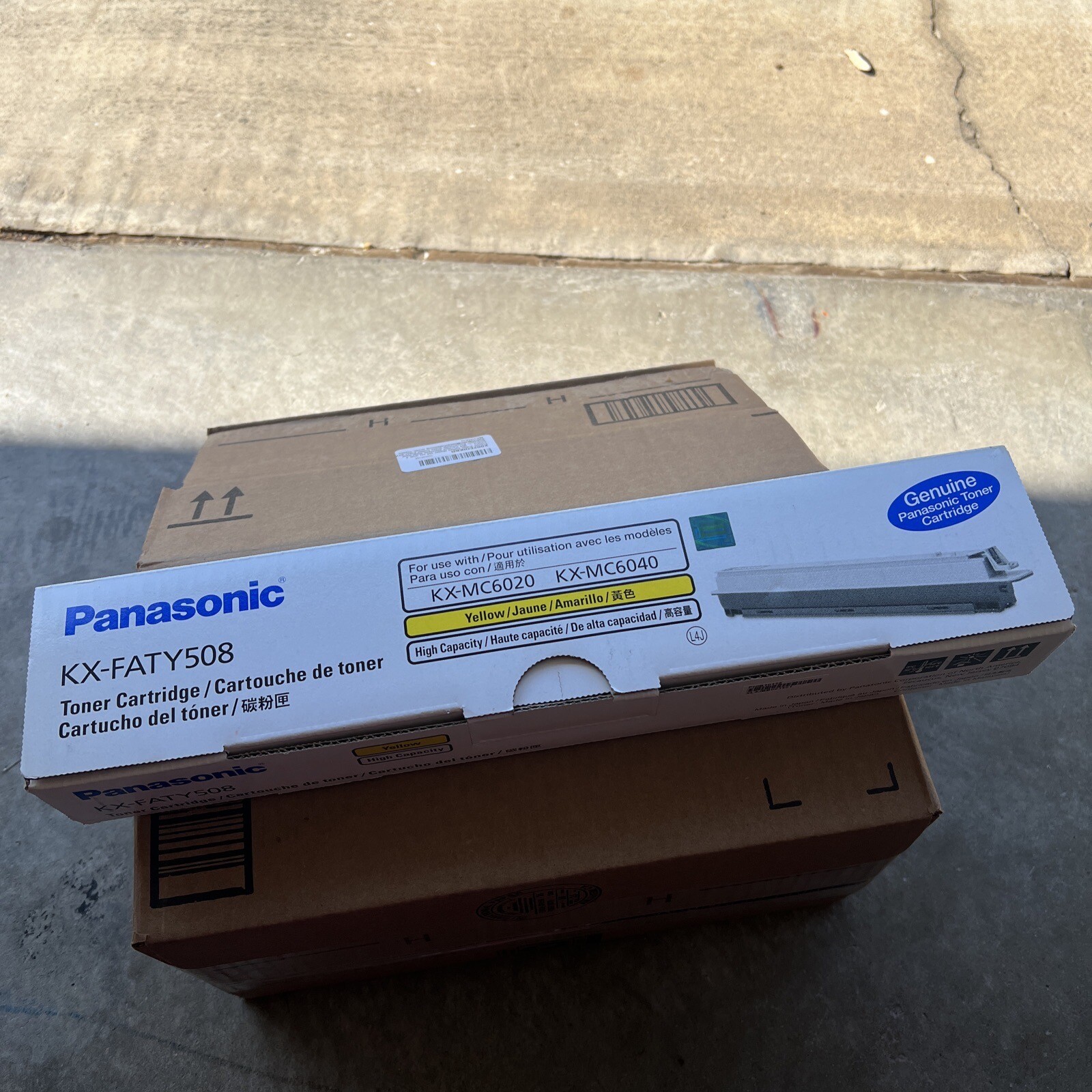 Panasonic High Yeild Yellow Toner Cartridge KX-FATY508