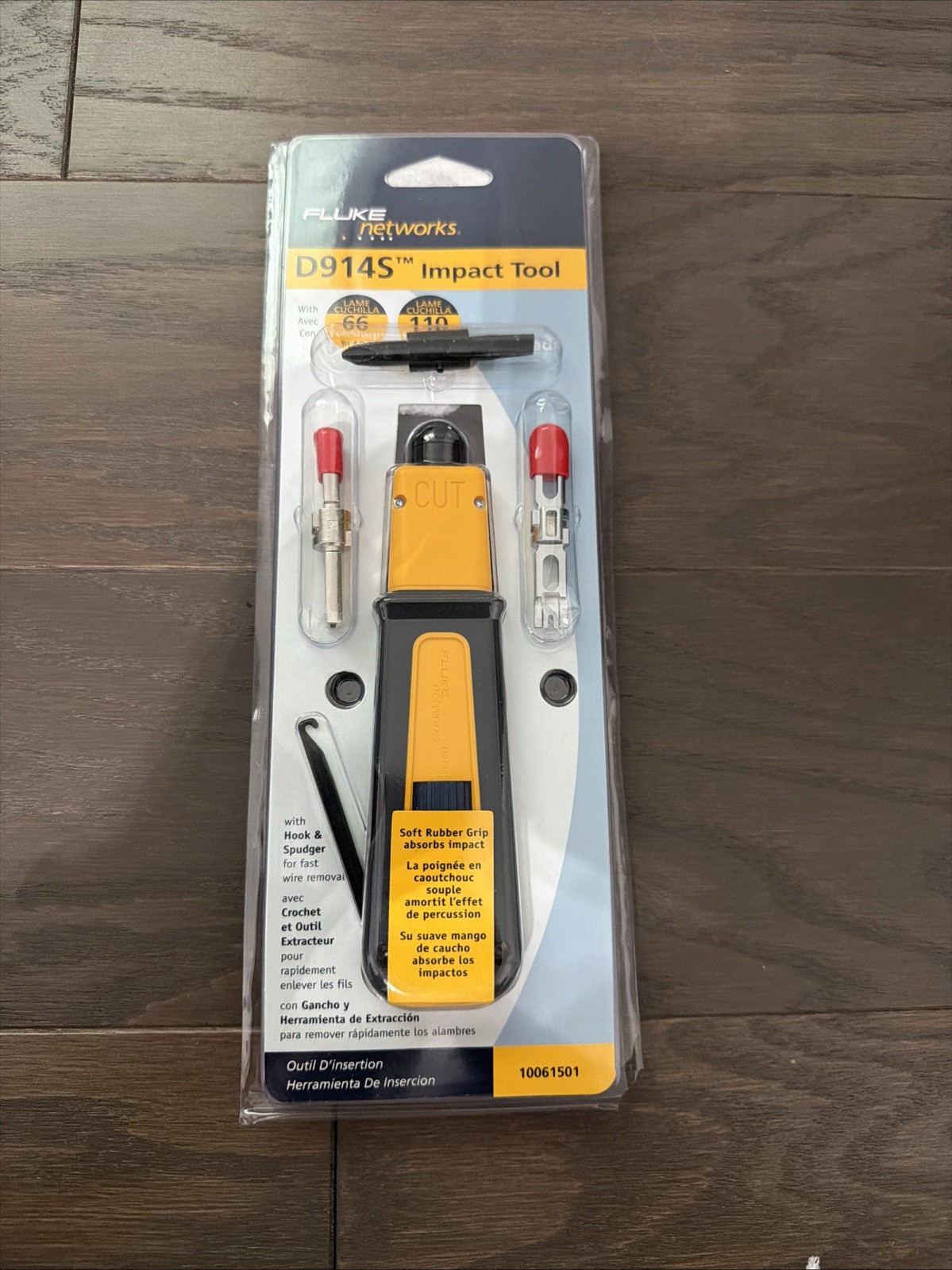 Fluke Networks D914S Punch Down Tool 10061100 w/ EverSharp Blade 66 / 110NEW
