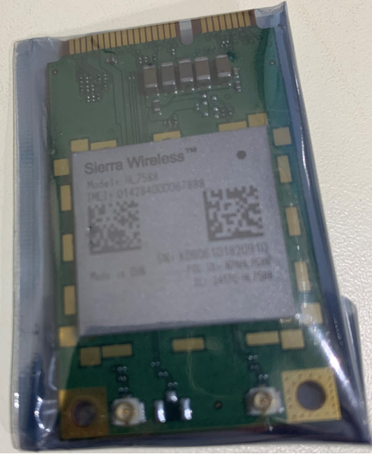 Sierra Wireless Airprime HL7588 4G LTE miniPCI express accessory board