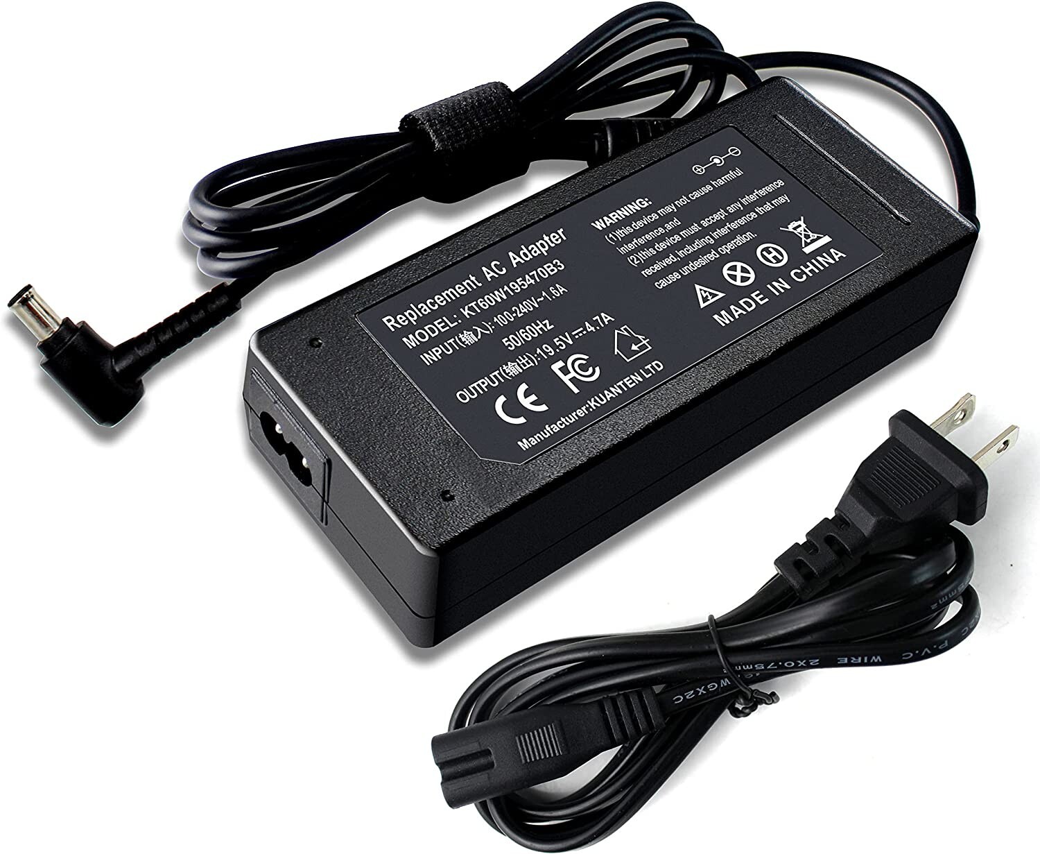 AC Adapter Charger For Sony VAIO PCG-7153L, PCG-7G1L, PCG-7G2L