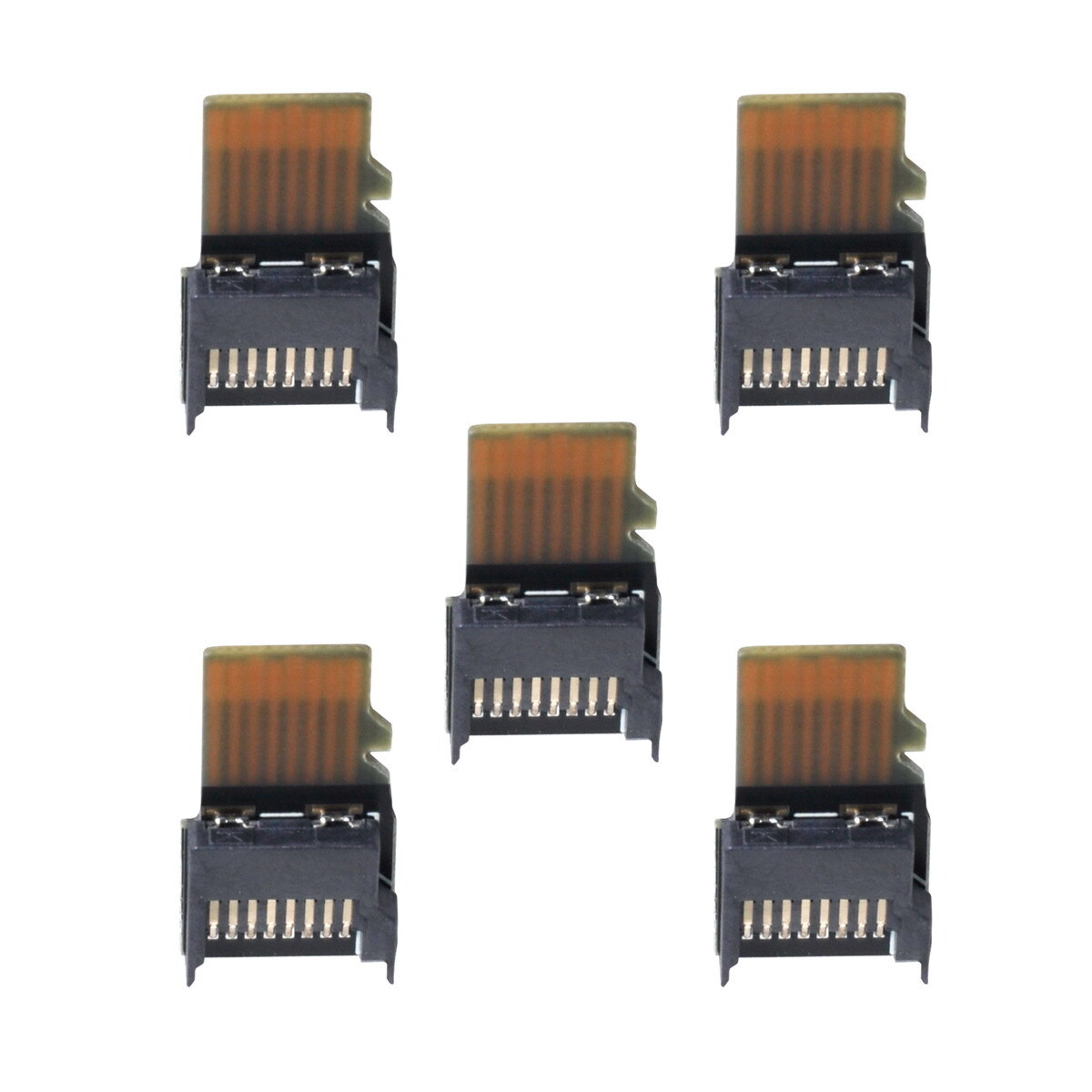 Cablecy  5pcs/lot Micro SD TF Memory Card Kit Male to Female Extension Extender