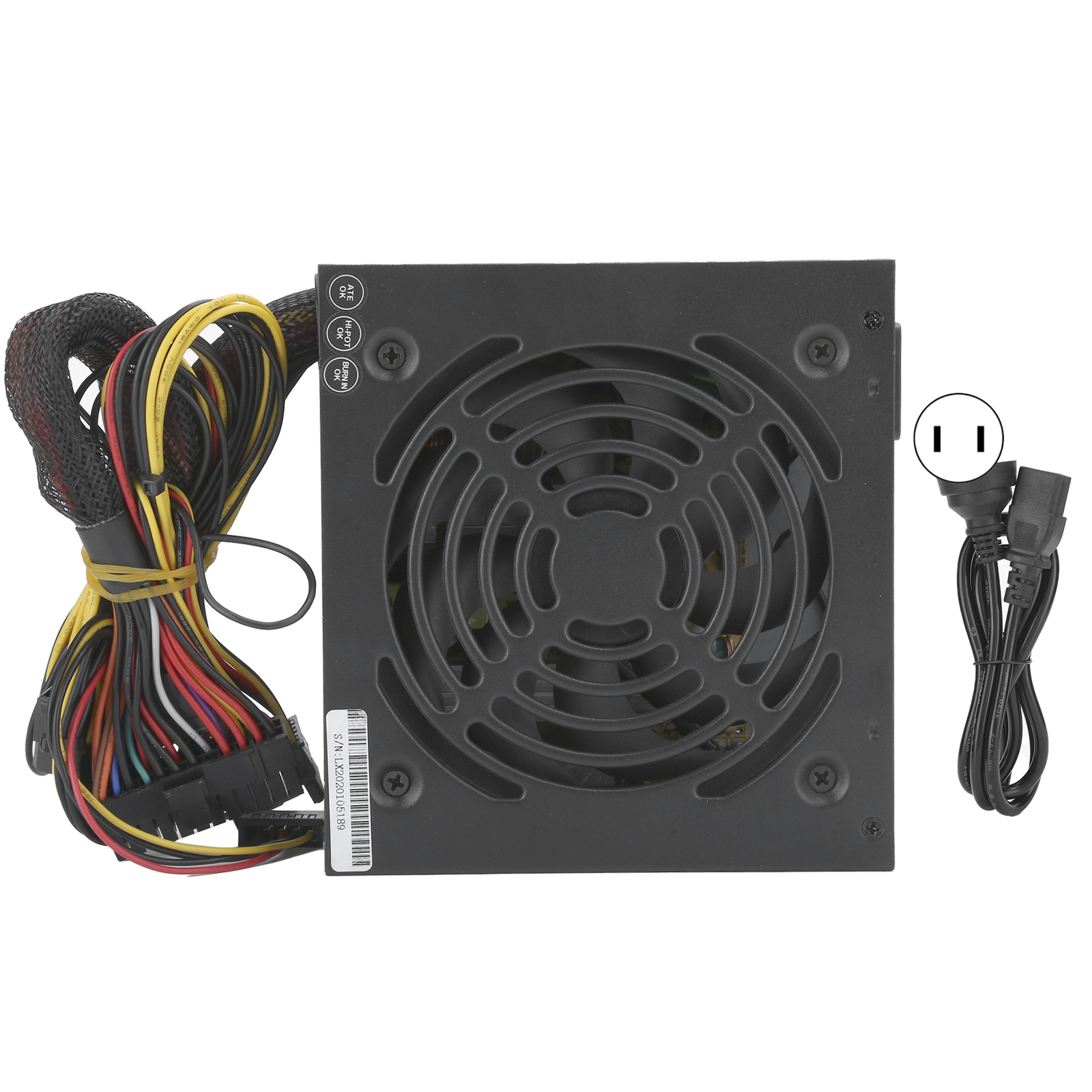 350-Watt Black ATX 12V PCIE Silent 120mm Fan Desktop PC POWER SUPPLY 20+4Pin