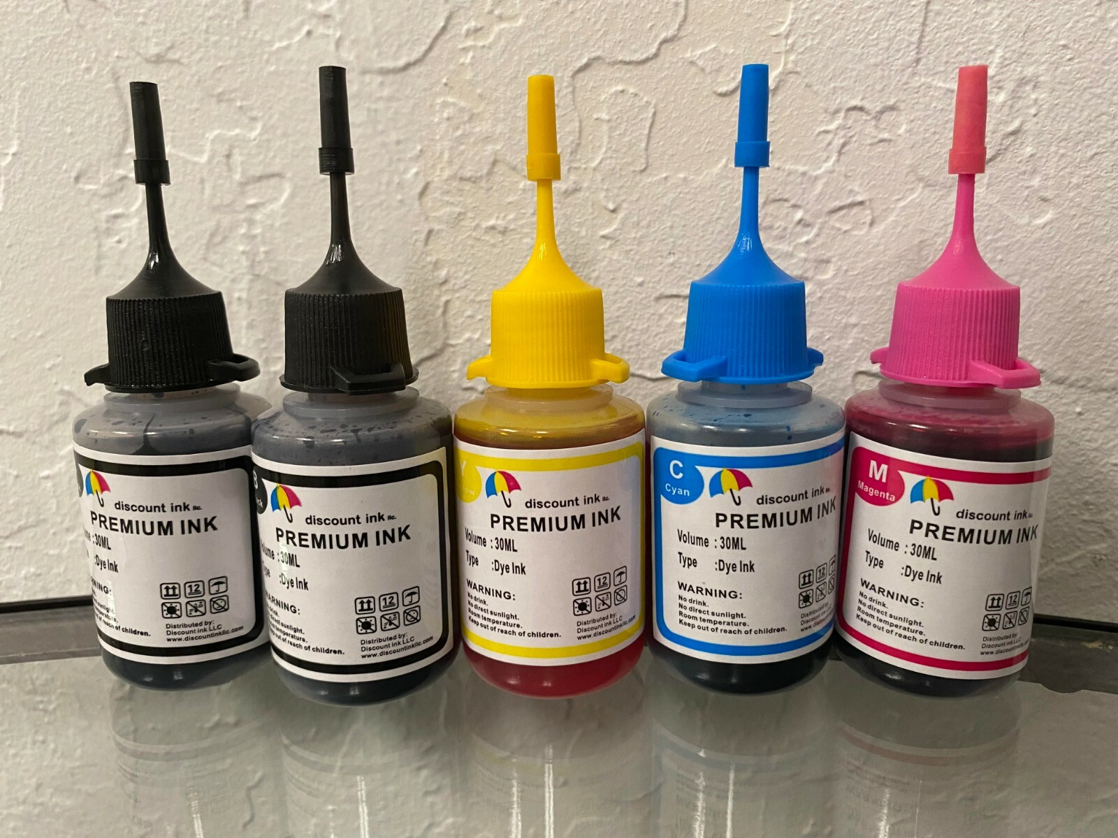 5x30ml Refill Ink Bottle for Canon PGI-280 CLI-281 XL PIXMA TR8520 TR7520 TS6120