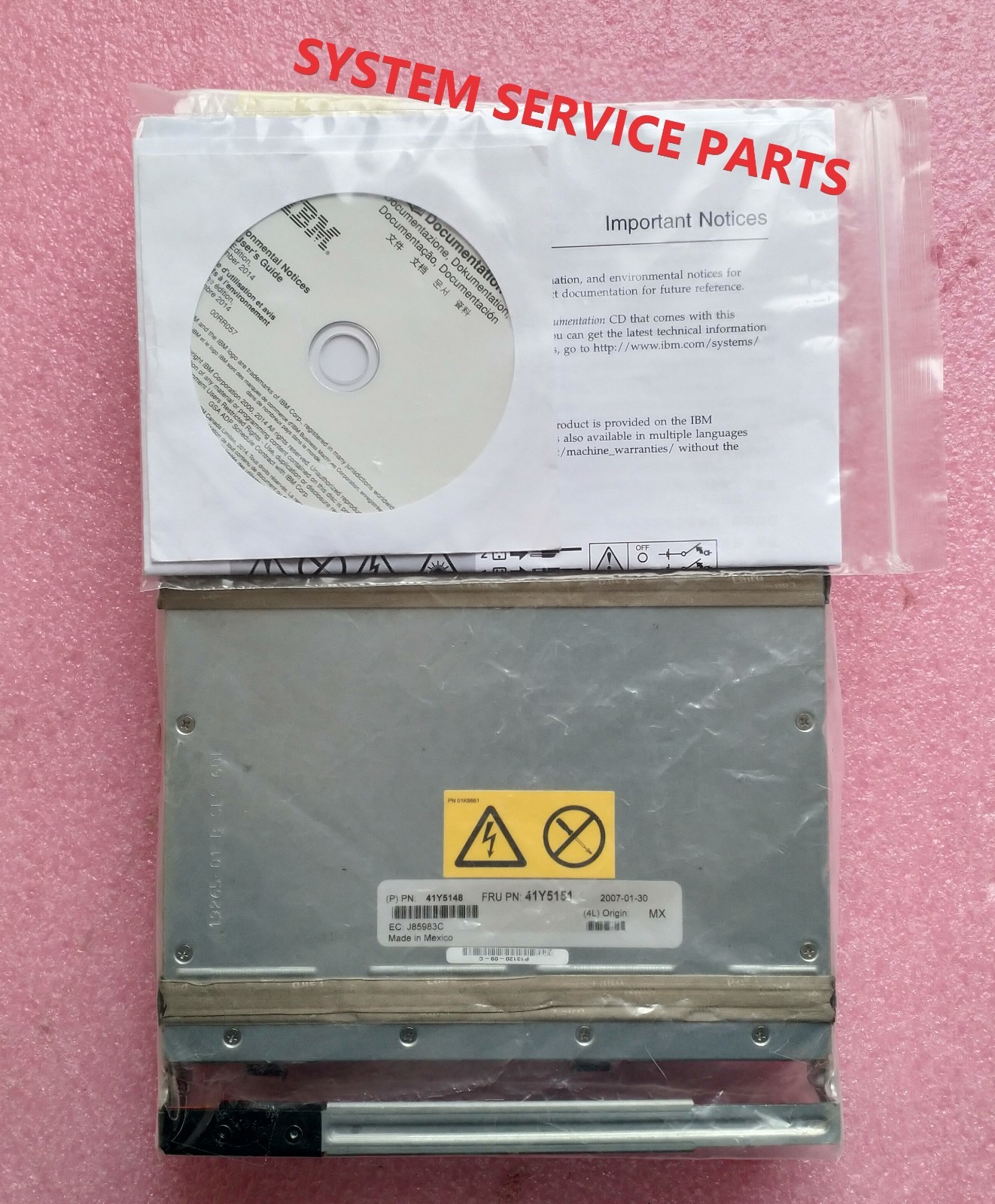IBM STORAGE Fiber Channel FC I/O Expansion Controller ESM Module 41Y5151 42D3350