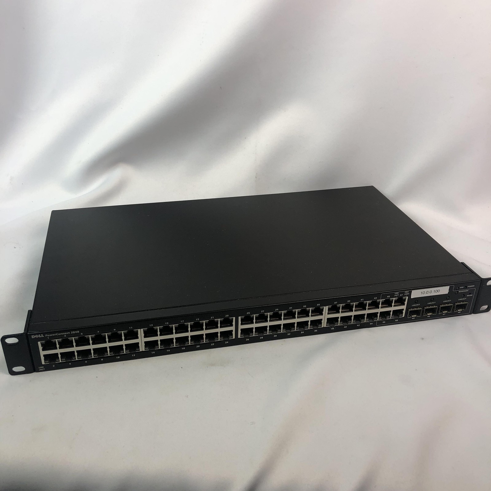 Dell PowerConnect 2848 48-Port Gigabit Ethernet Switch Managed Rackmount Works