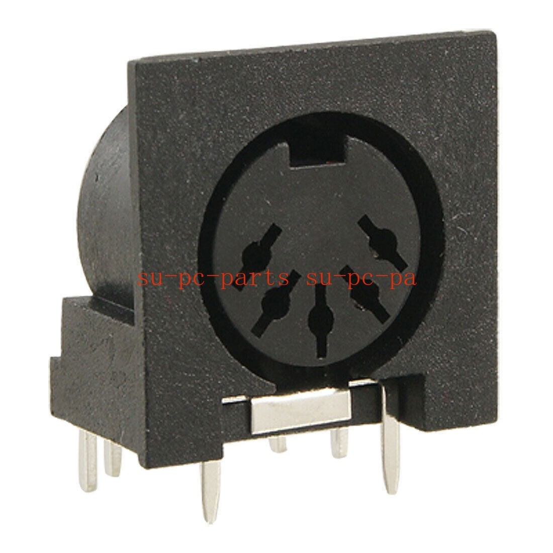 5 Pcs DIN 5 Pin PCB Mounting Female Sockets for PC Keyboard