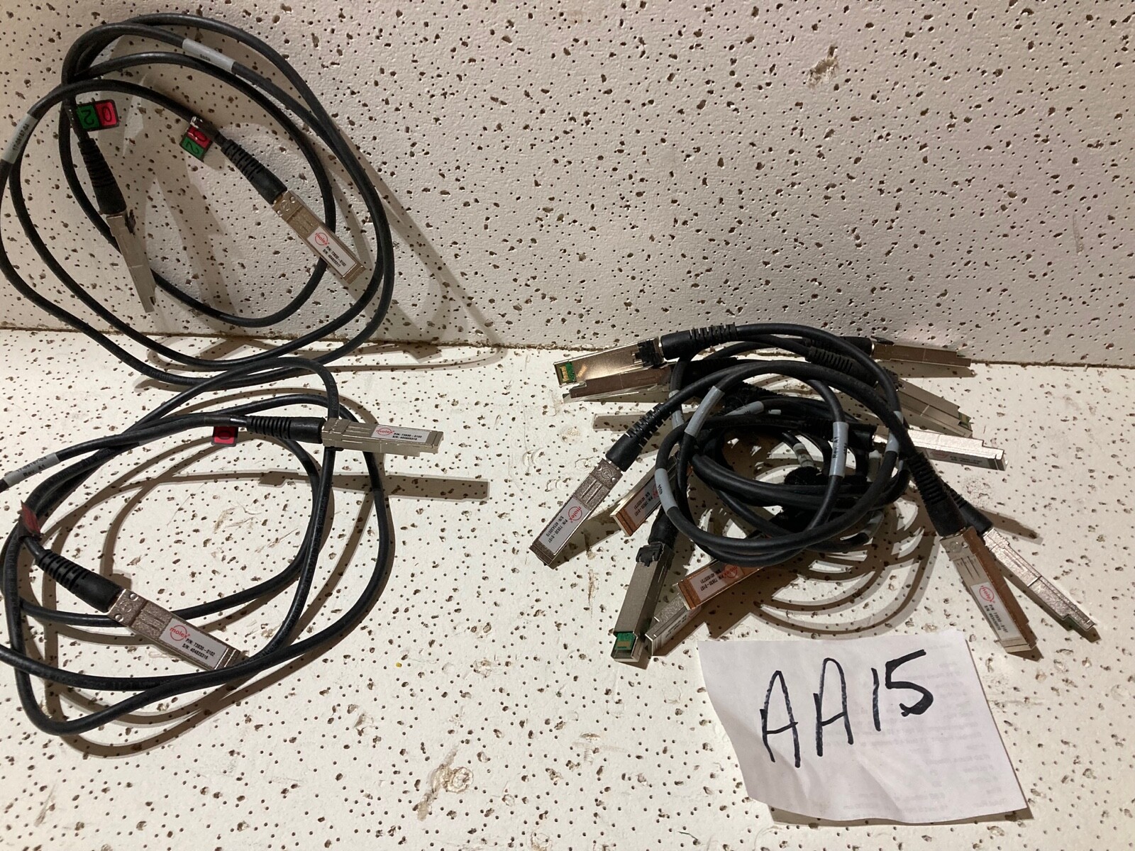 9 OF HP Fibre Channel Copper SFP Cable Molex 7-73930-0107 0.6M 2-73930 0102 2M