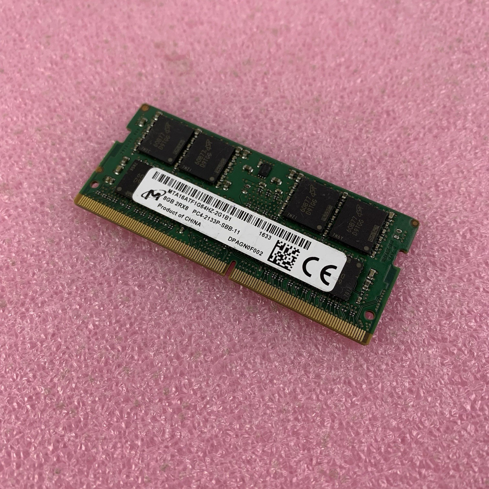 Micron 8GB 2RX8 PC4-2133P-SBB-11 - Untested
