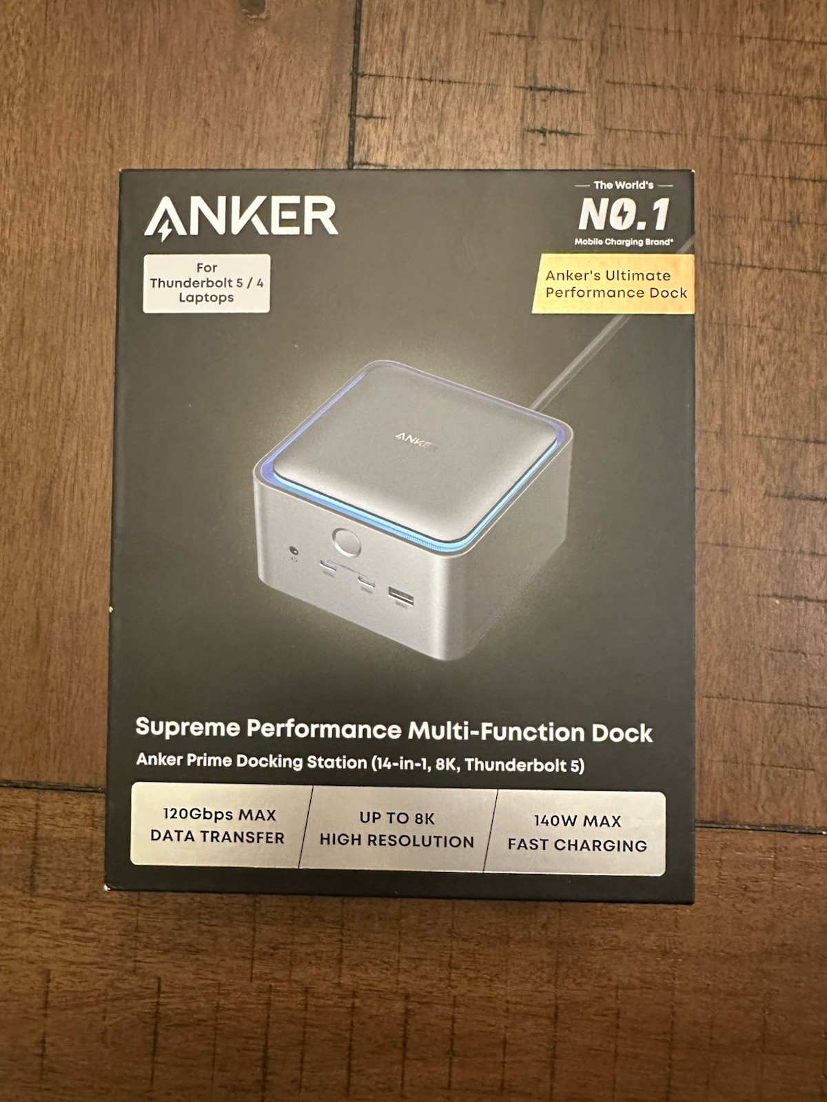Docking Station -  Anker Prime TB5, 14-in-1 Thunderbolt 5 Dock with 120Gbps