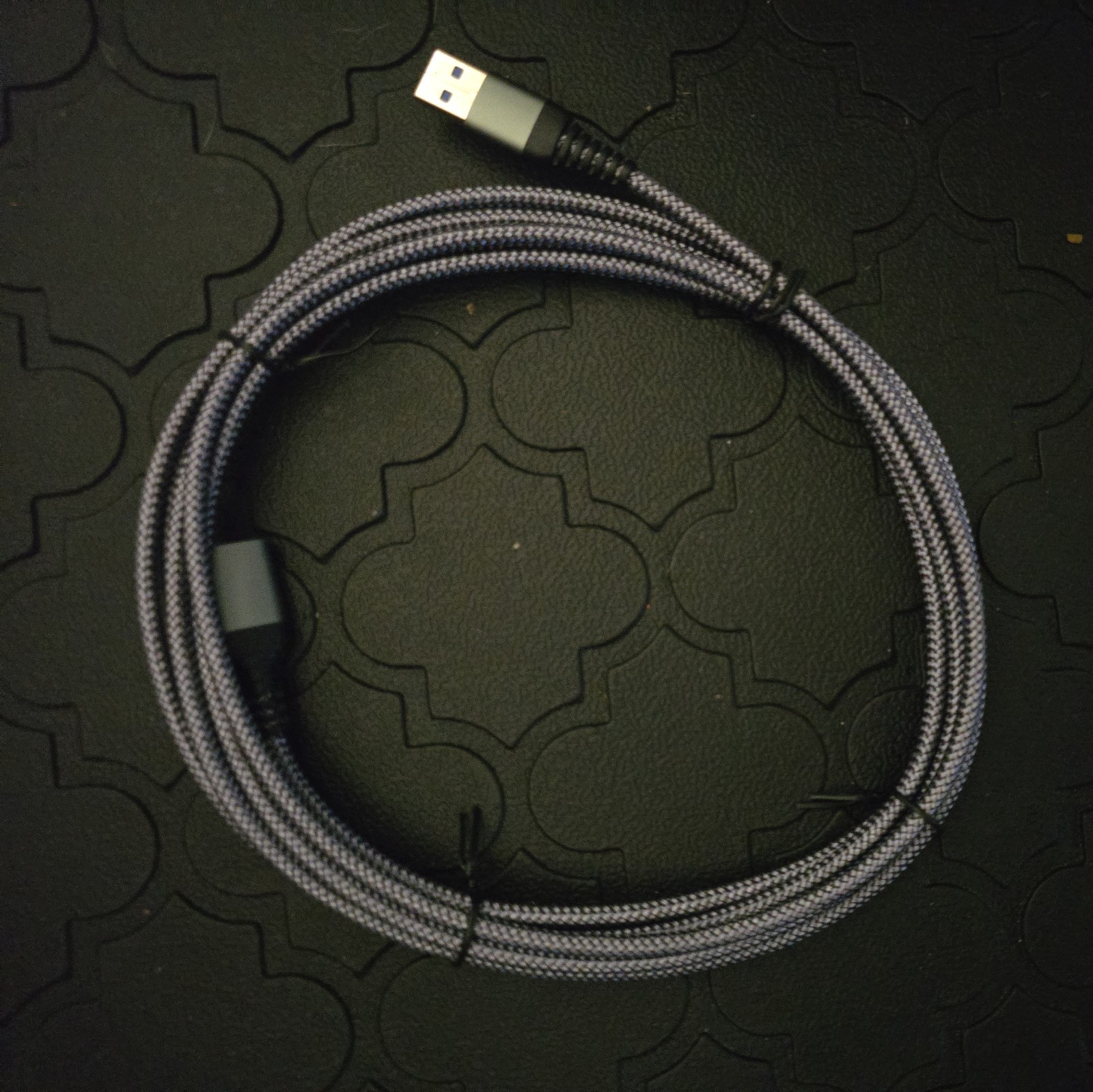 AINOPE 10ft USB 3.0 Extension Cable Type A Male to Female Extension Cord (Grey) 