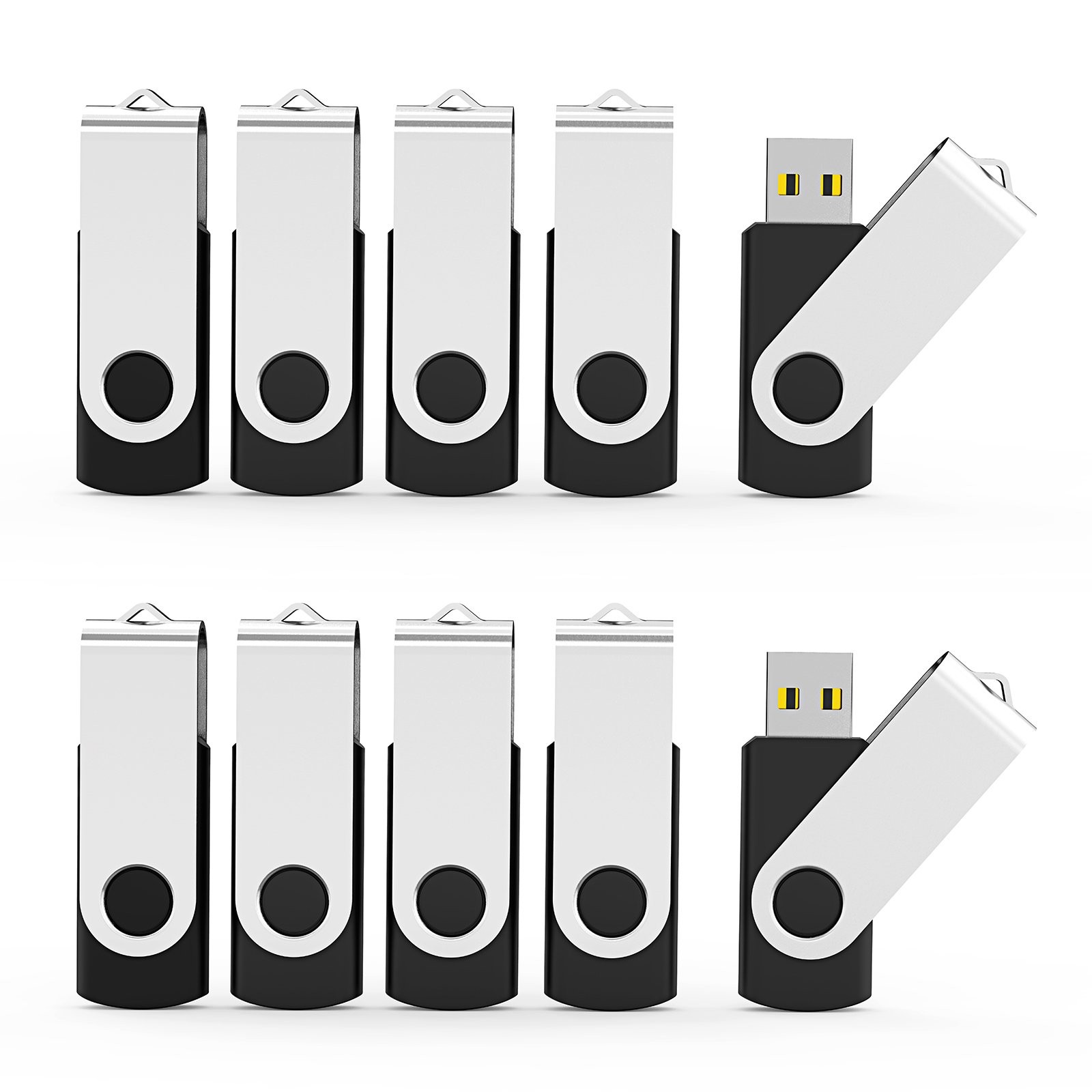 10 Pack 8GB USB Flash Drive Flash Drives USB 2.0 Thumb Drive Memory Stick Zip...