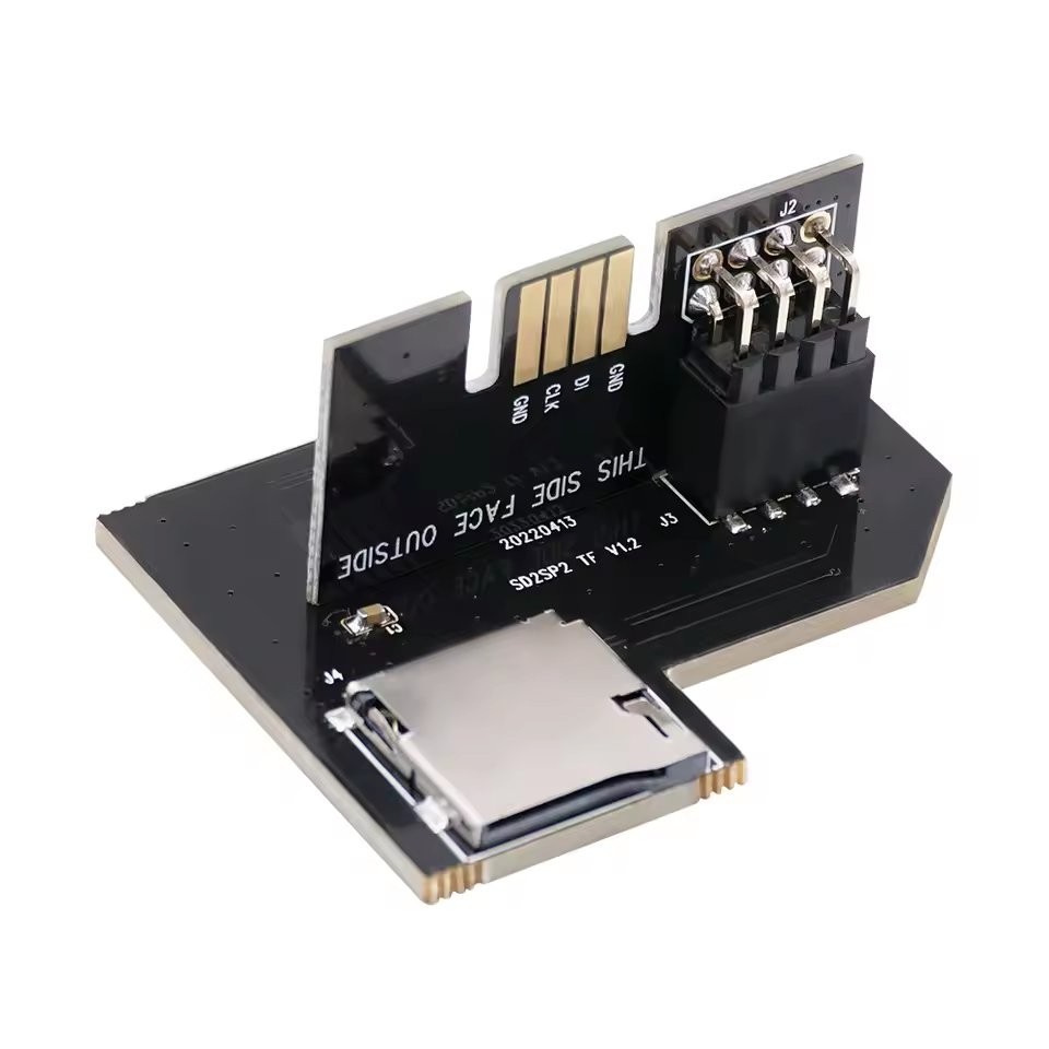 SD2SP2 Micro SD Card Reader Adapter Gold ENIG For GameCube NGC Console