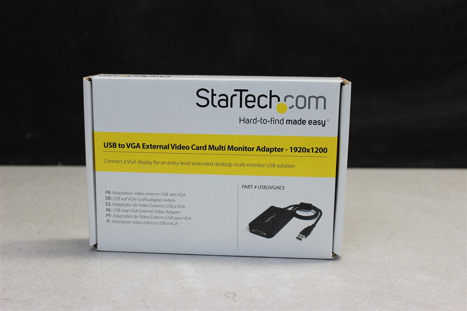 StarTech.com USB2VGAE3 USB to VGA External Video Card Multi Monitor Adapter 