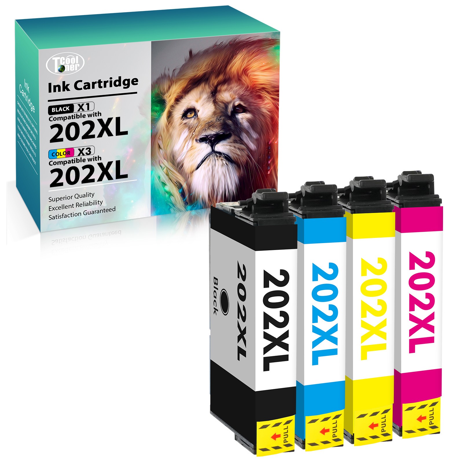 4x 202XL T202XL 202 XL for Epson XP-5100 Printer Ink Cartridge WorkForce WF-2860