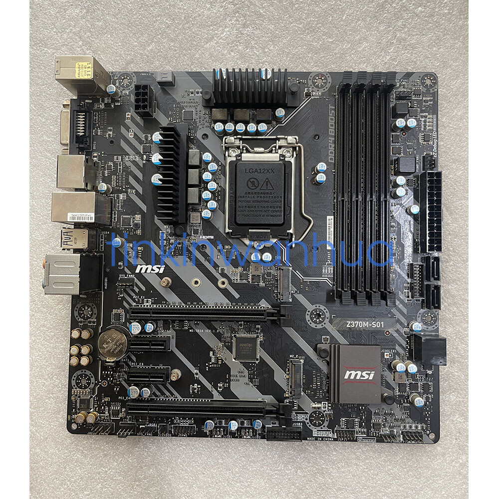 For MSI Z370M-S01 LGA1151 DDR4 DP+DVI Micro-ATX Motherboard