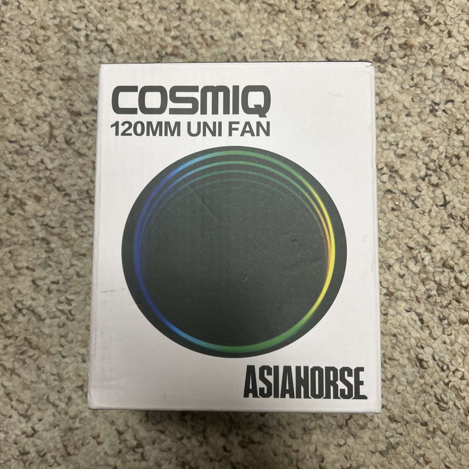 Cosmiq 120Mm PC RGB Fans FDB Computer Case Fans, 5V 3-PIN Connector Daisy White