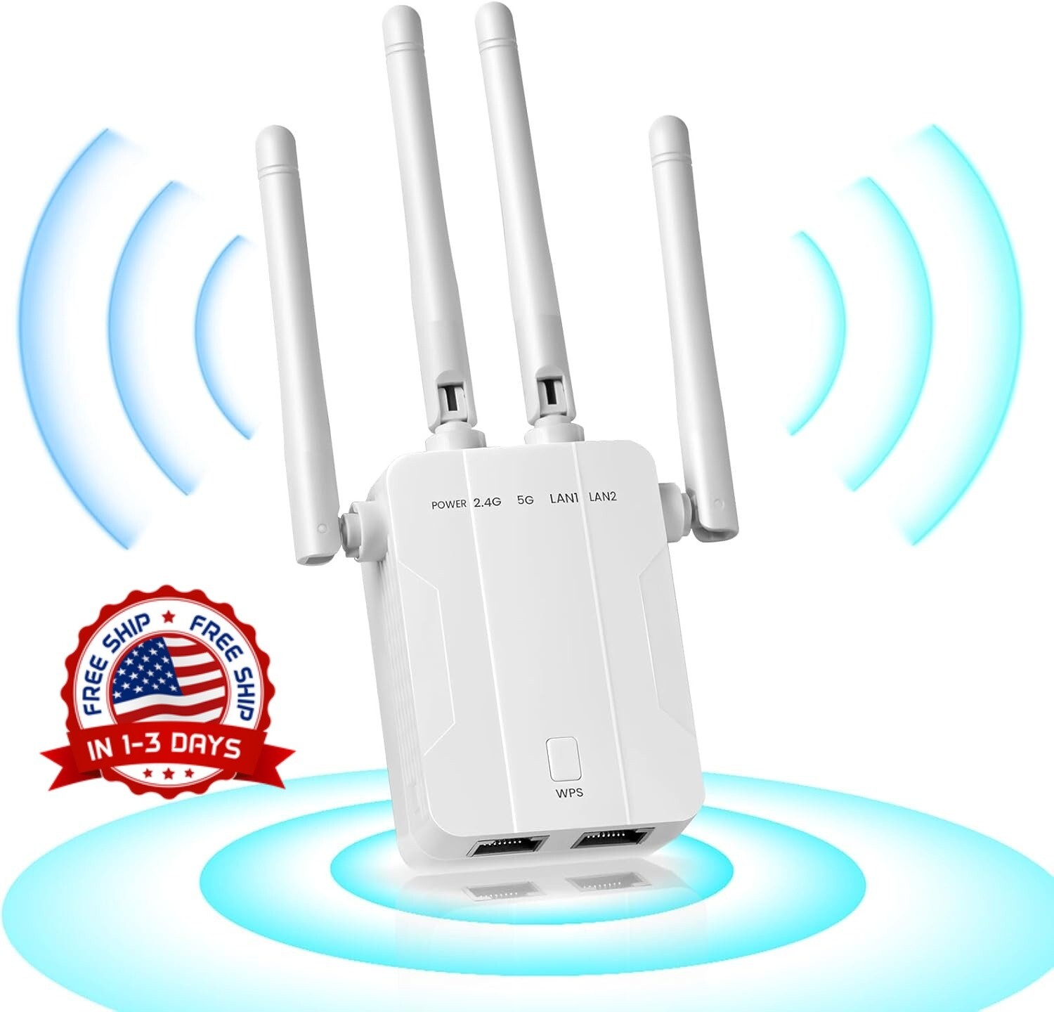 Extensor Amplificador Repetidor De Señal WIFI Largo Alcance Inalambrico Nuevo