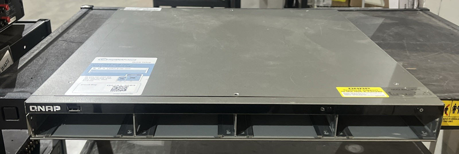 QNAP TS-453U 4 BAY NETWORK ATTACHED STORAGE NO HD