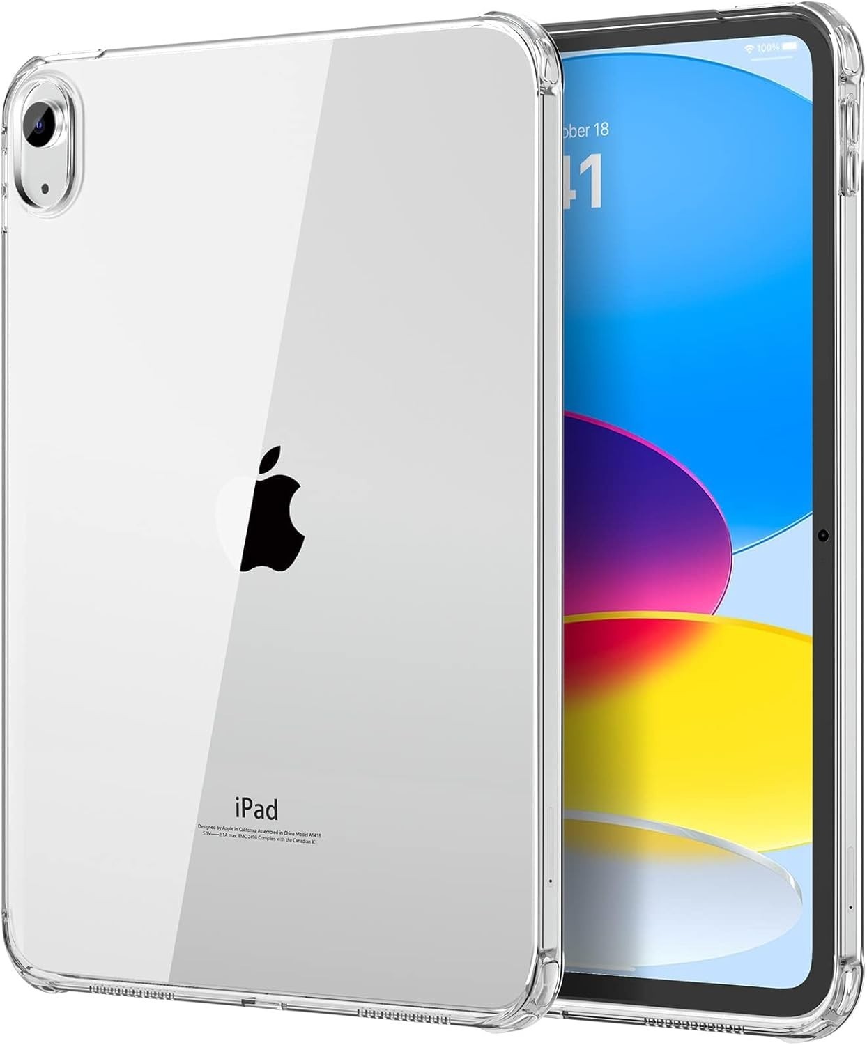 For iPad 10th Gen 11th Gen (A16) 2025 Clear Defender Case Cover Screen Protector
