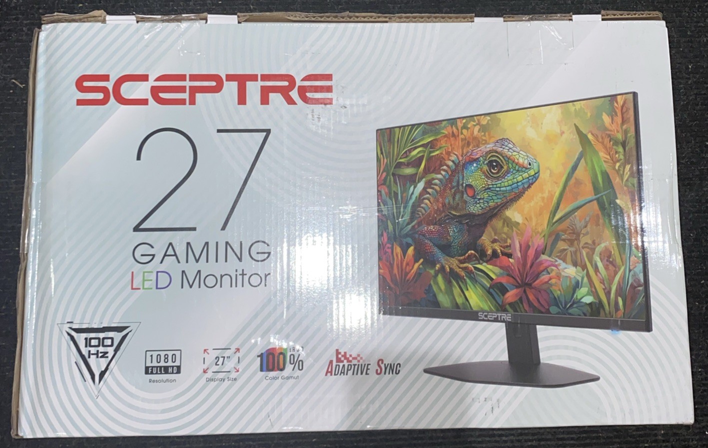 SCEPTRE 27" LED Gaming Monitor 100Hz 1920x080 FHD Adaptive Sync VESA,E275W-FW100