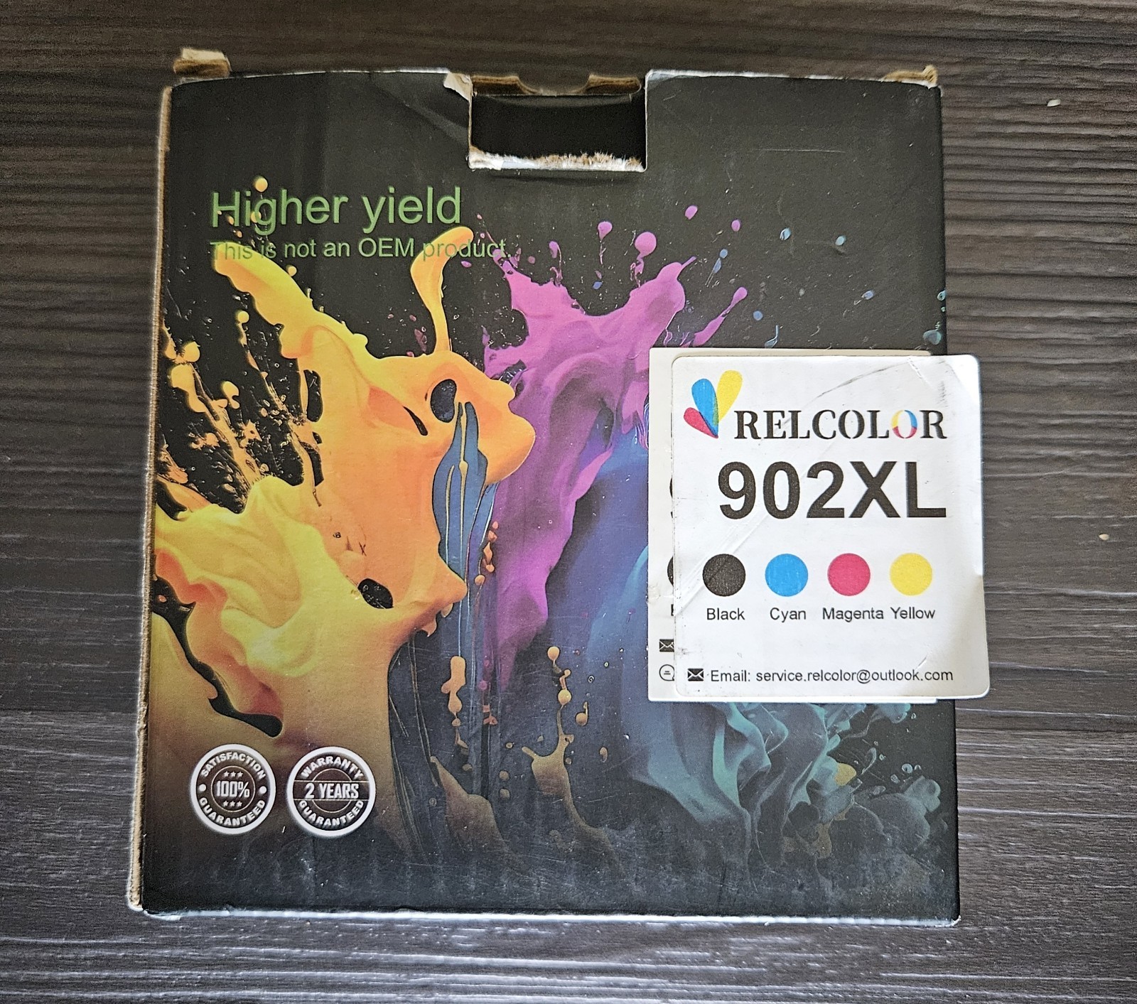 4 Pack 902XL Ink 