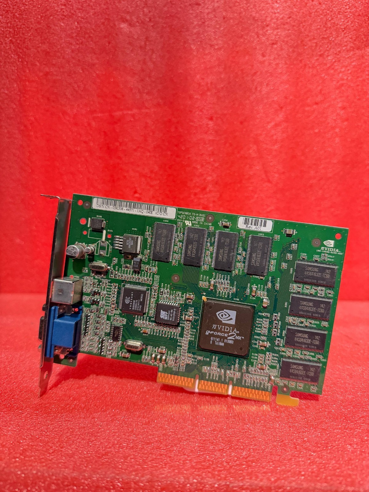Dell Nvidia GeForce2 MX 3K538 64MB AGP Graphics Card