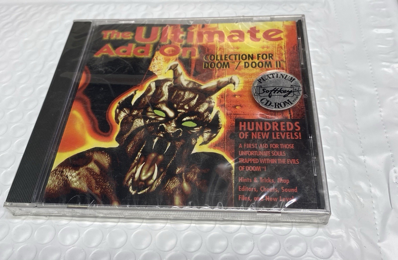 The Ultimate Add On Collection for Doom/Doom II CD-ROM For DOS 5.0 & Up New.