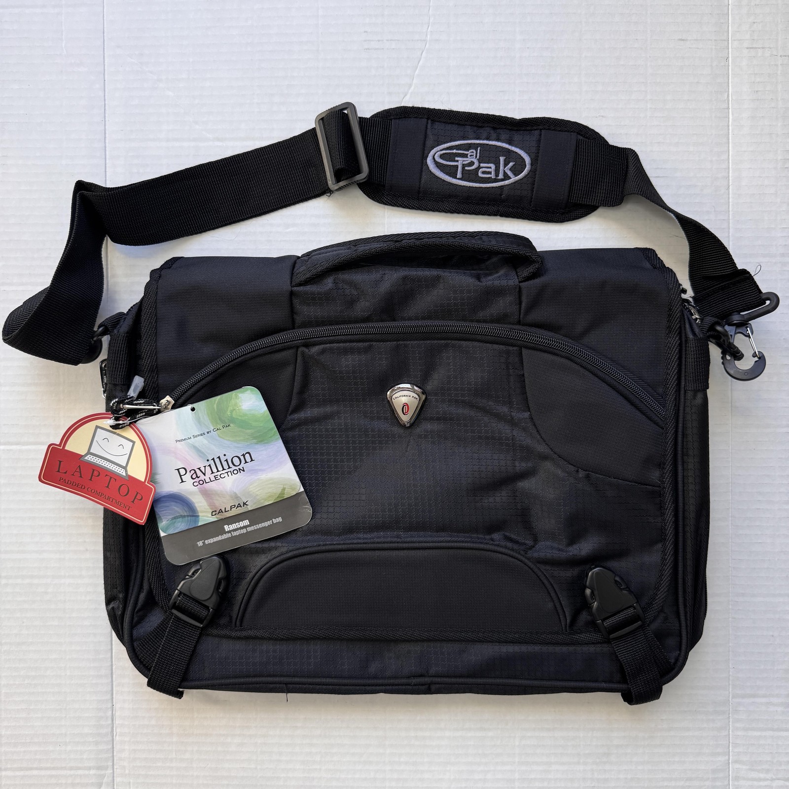 CALPAK Laptop Bag Ransom Shoulder Messenger Expandable Travel Work Ripstop NEW
