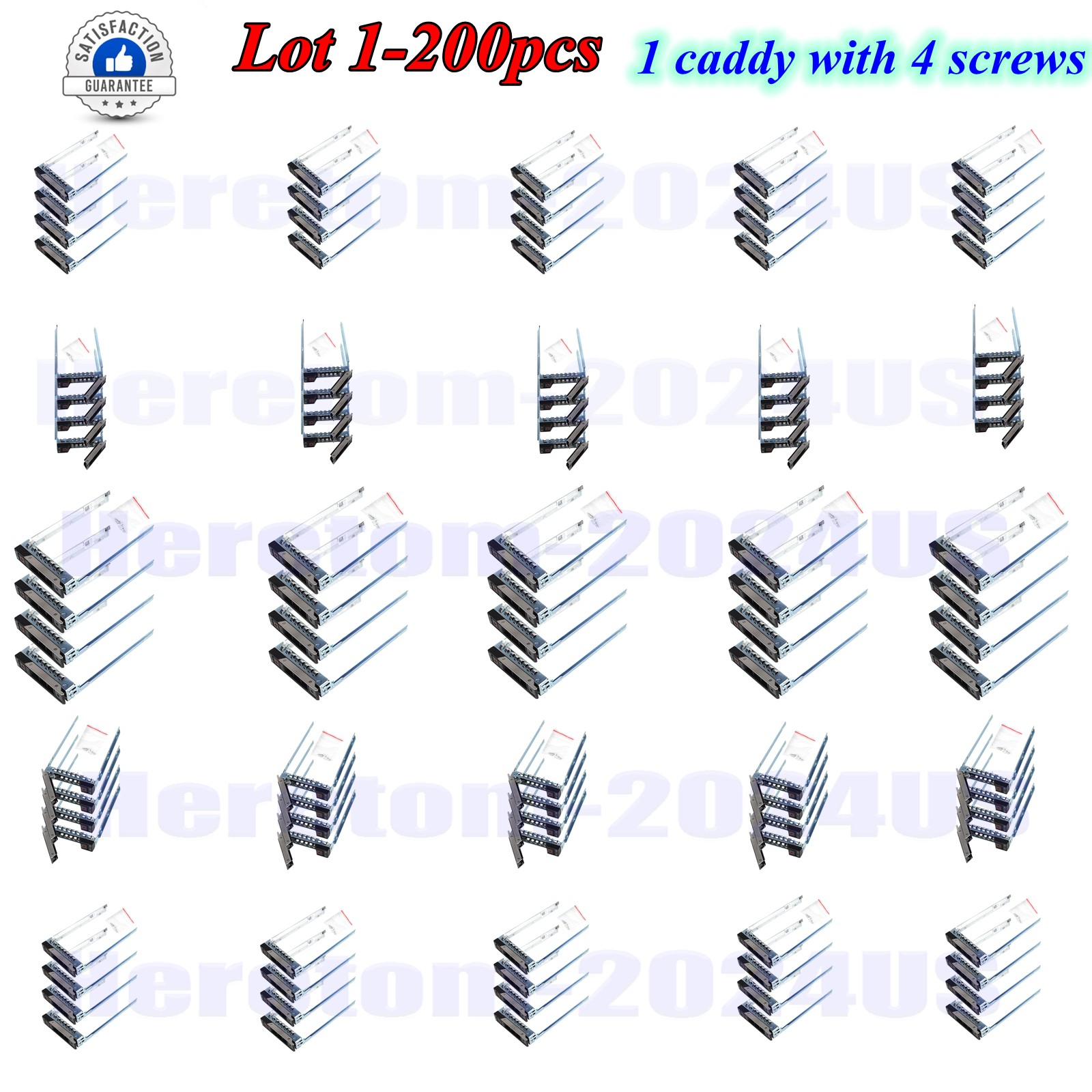 LOT DXD9H GEN14 POWEREDGE SERVER R740 R740xd R940 C6420 SFF 2.5" HDD TRAY CADDY