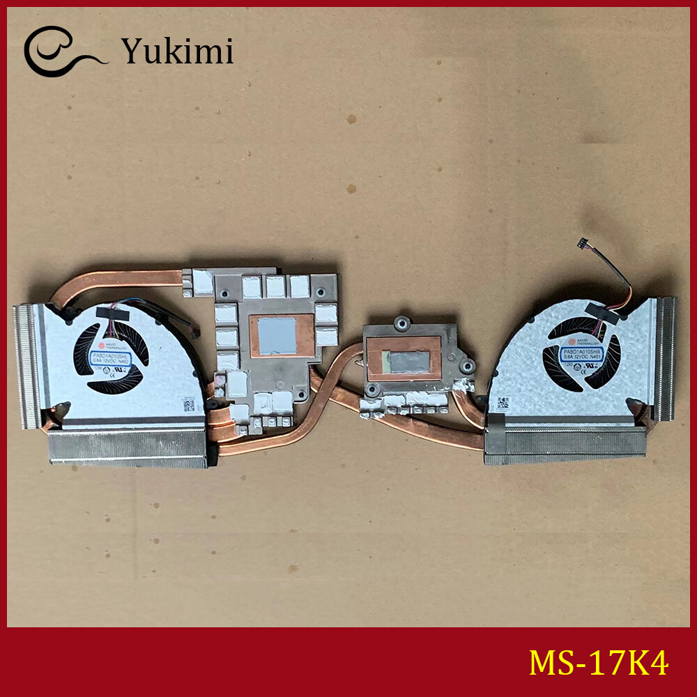MS-17K4 FOR MSI GE76 GP76 GTX3080 CPU Graphics Heatsink Cooler Cooling Fan