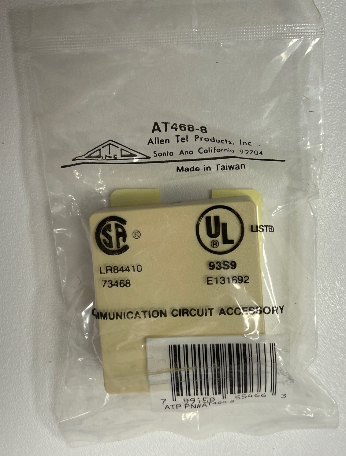 Allen Tel Dynacom GEI Modular Surface Jack Terminal AT468-8 G468-NEW -SEALED