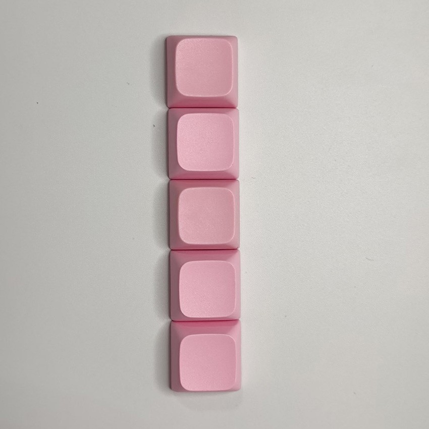 5/10Pcs PBT Opaque Keycaps XDA Keycap 1U Replace For Mechanical Keyboard Part