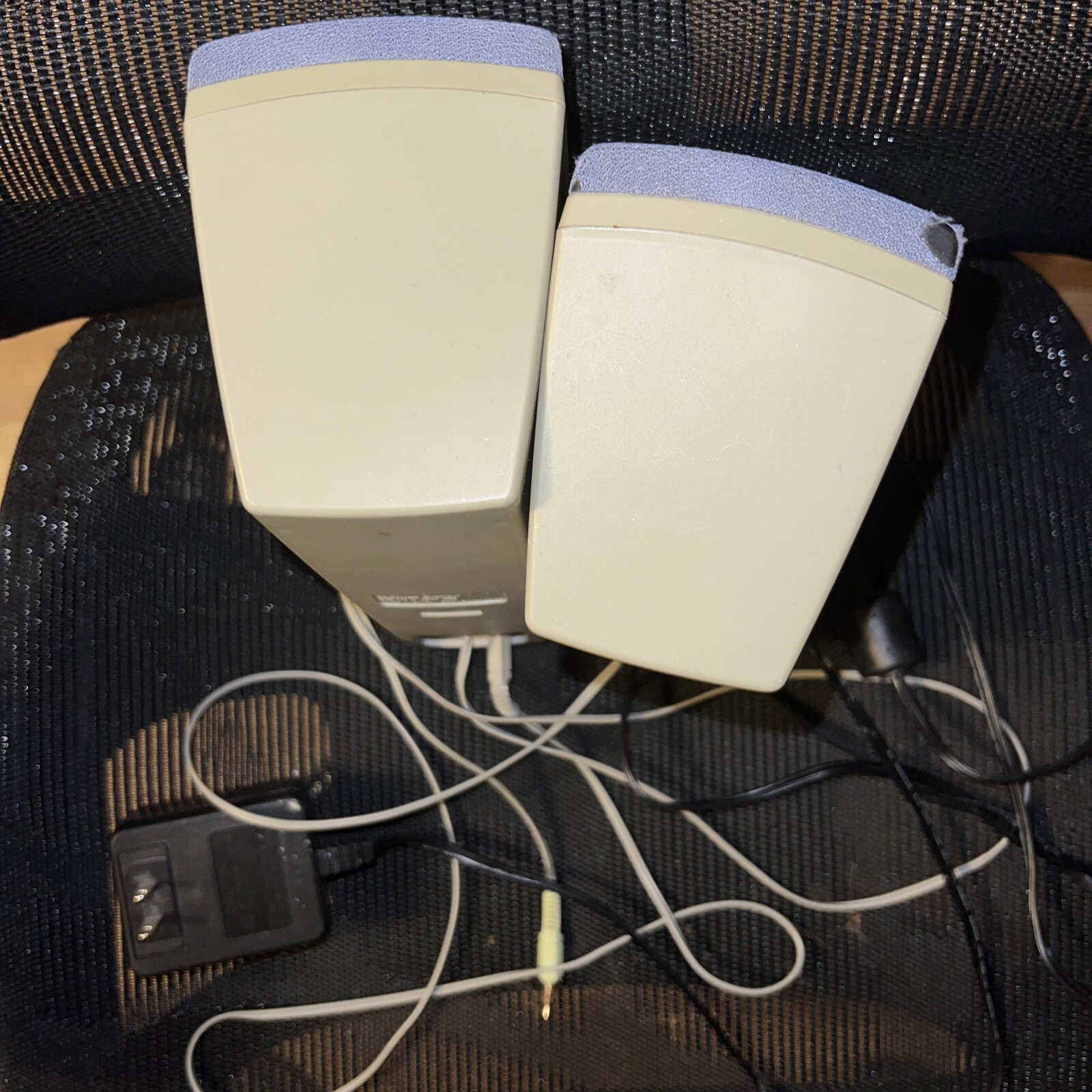 SONY VAIO GRAY SPEAKERS PCVA-SP2 COMPUTER DESKTOP SPEAKERS
