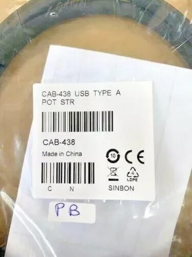 Datalogic CAB-438 POT Straight Cable - Type A USB - Data Transfer Cable USED