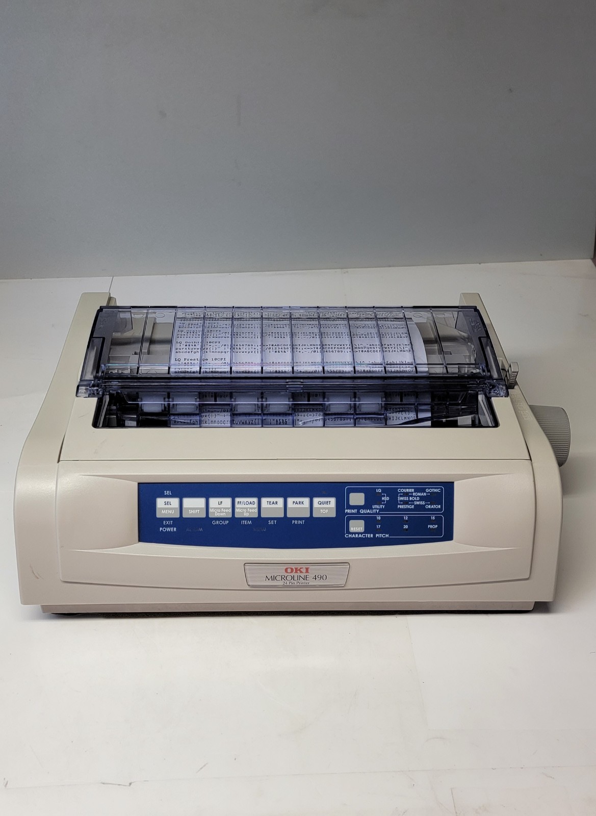OKI DATA MICROLINE 490 D22920A DOT MATRIX PRINTER w/Power & USB *QTY