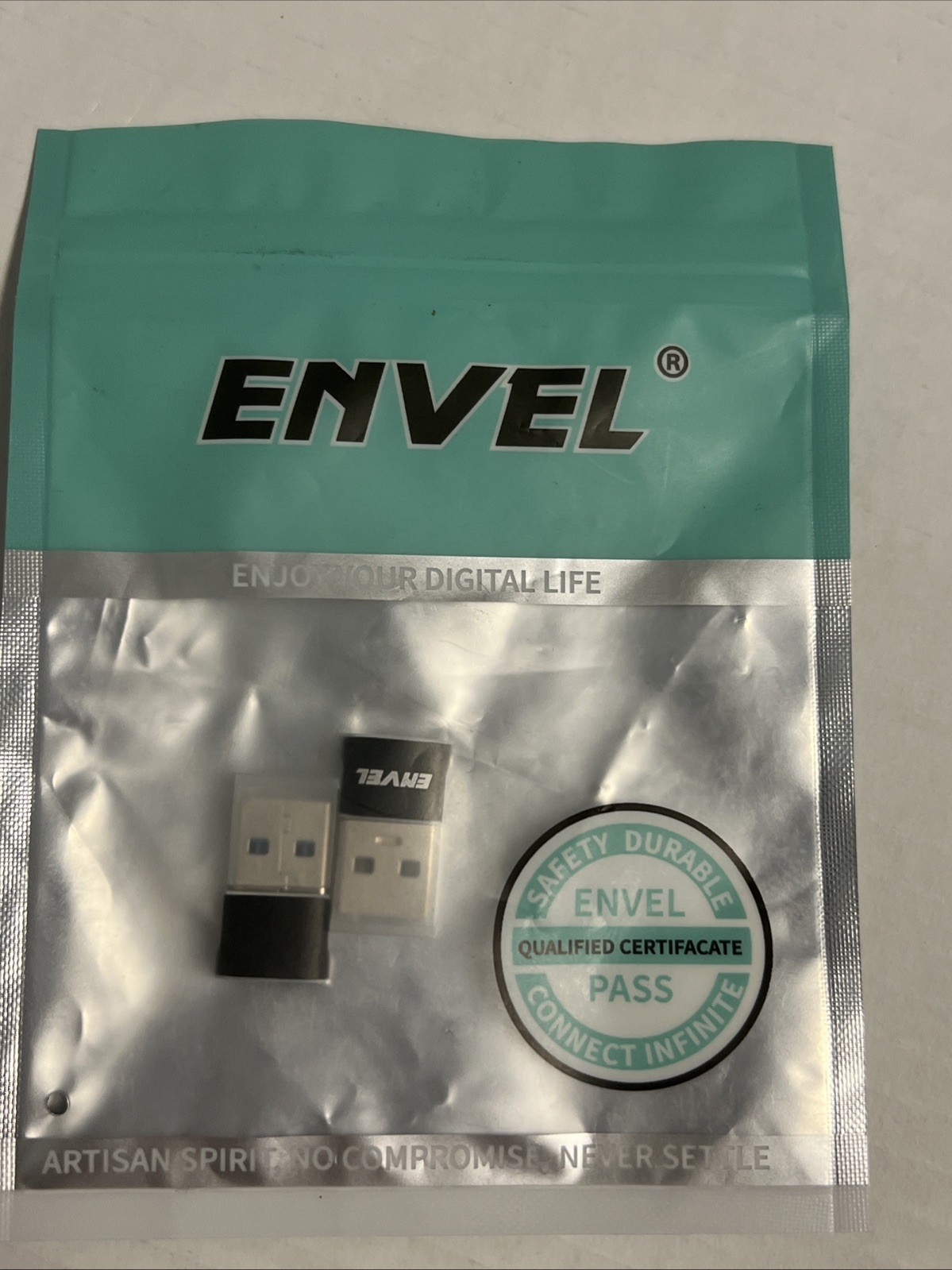 ENVEL USB C To USB Adapter, 2 Pack /Black