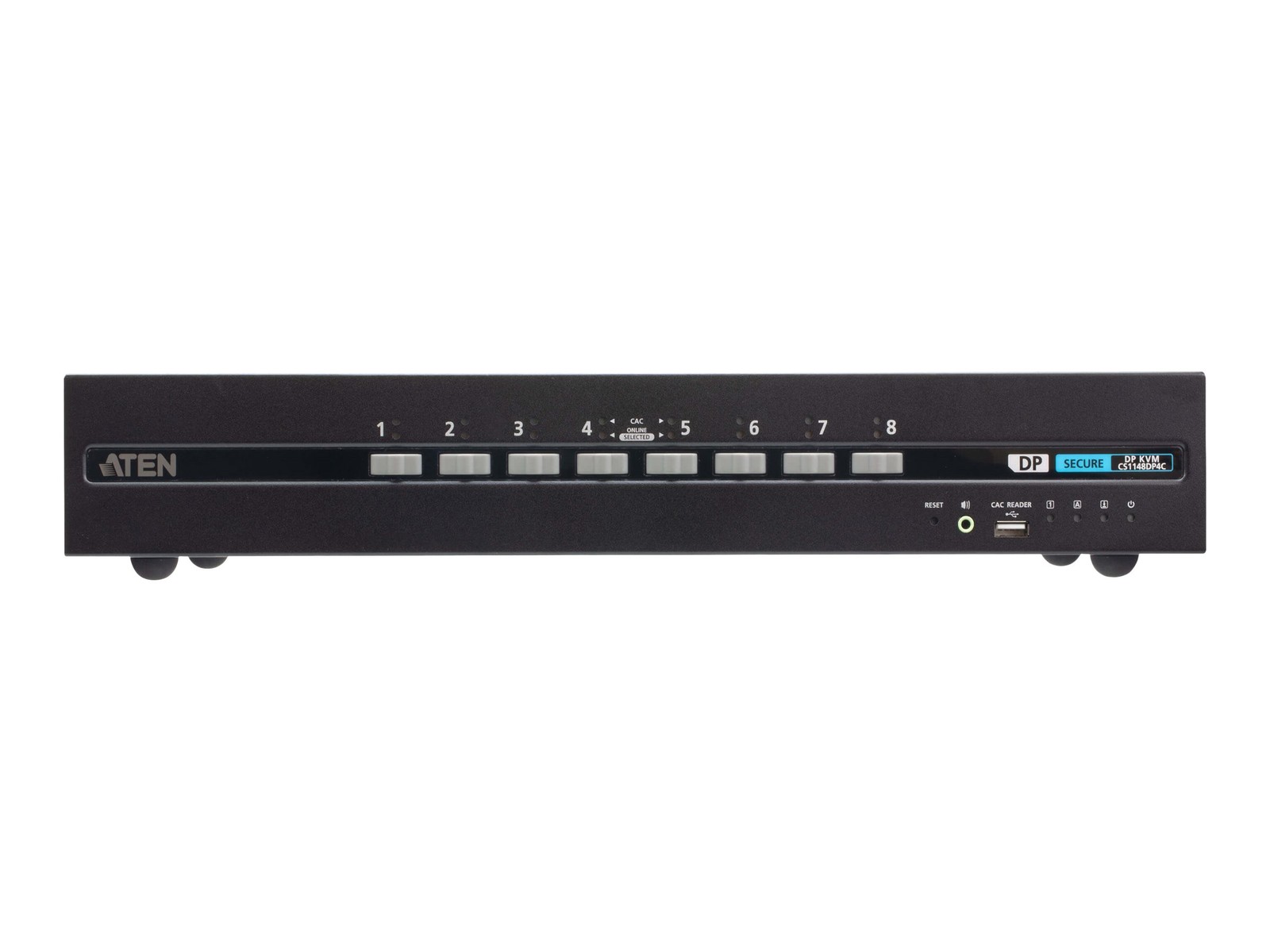 ATEN CS1148DP4C 8-Port USB DisplayPort Dual Display Secure KVM Switch with CAC