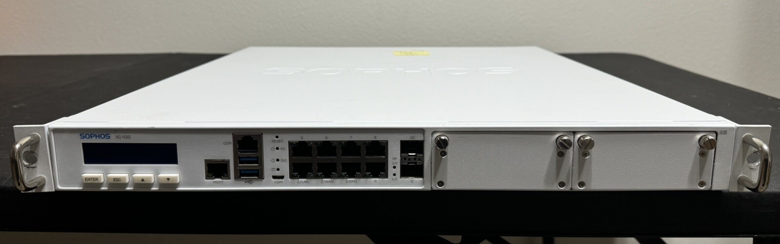 Sophos XG 430 Rev 2 Rack Mount Security Appliance