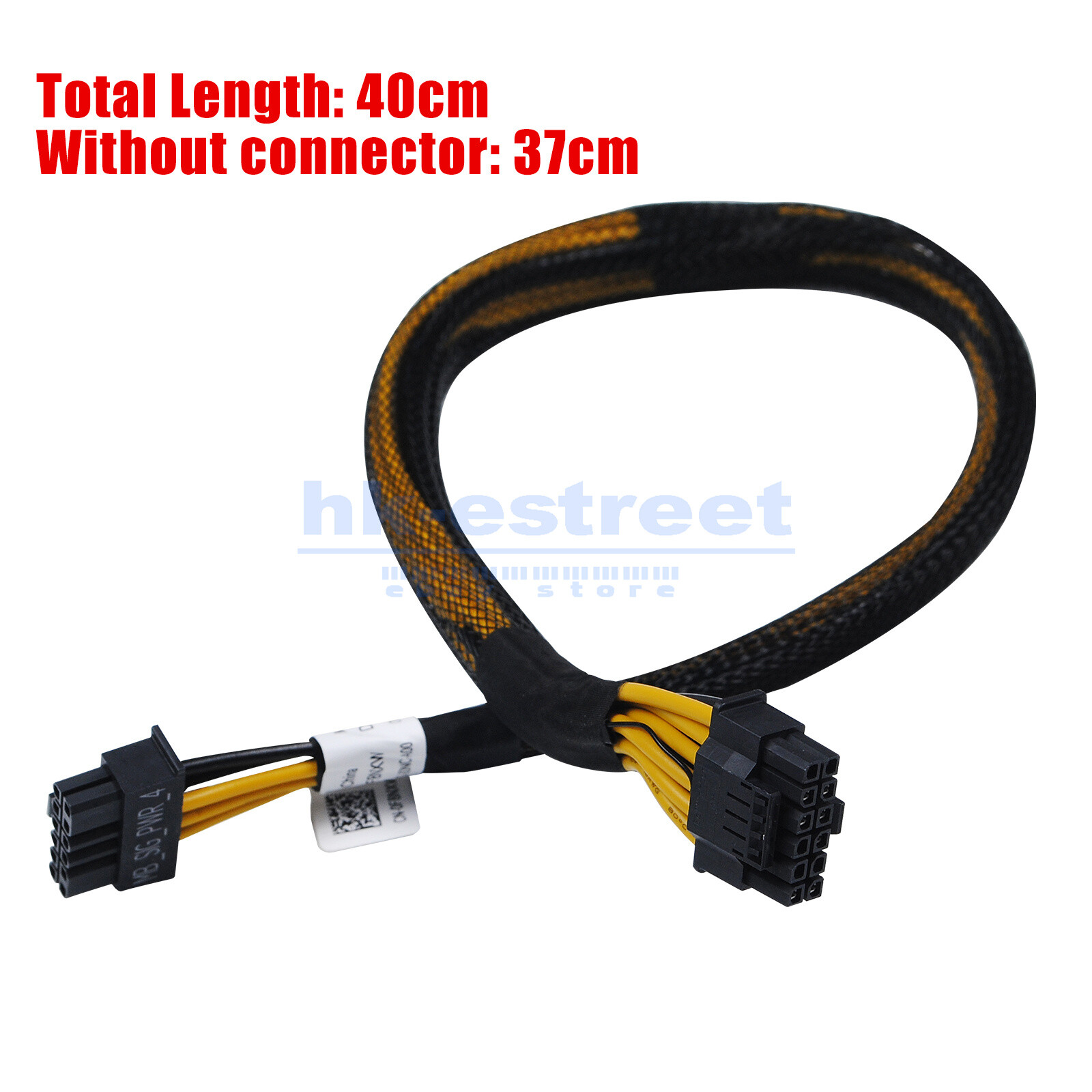 Original Dell R7525 R750 R750XA 12Pin to 16Pin(12+4) GPU Power Cable F8NXW