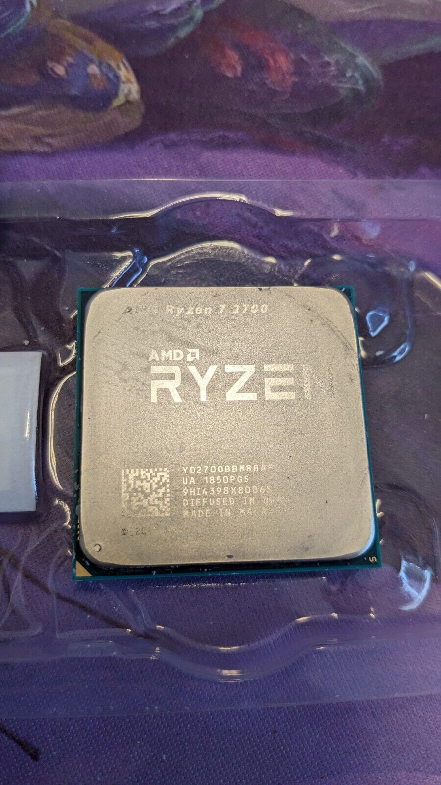 AMD Ryzen 7 2700 CPU Used NO Cooler included