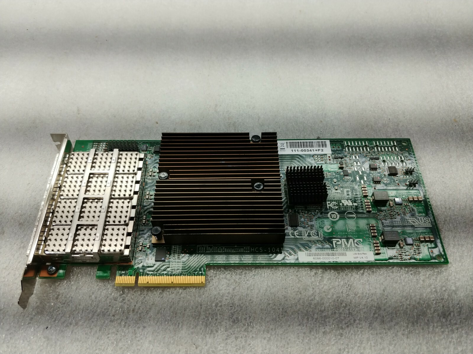 NetApp 111-00341+F2 SAS Quad Port 3/6Gb QSFP Controller / PMC Sierra PM8003 v5.0
