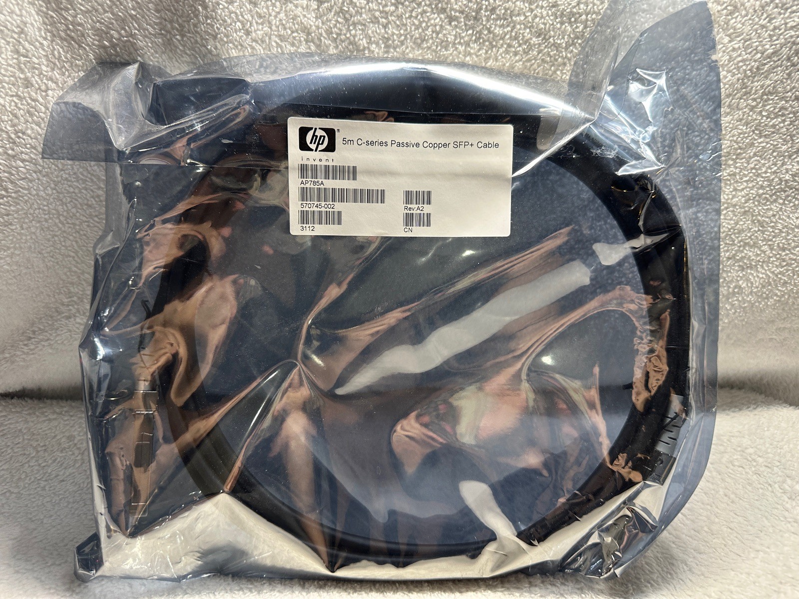 HP 5M C-Series Passive Copper SFP+ Cable  New In Pack